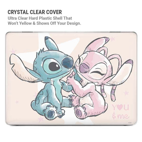 Disney Lilo and Stitch Stitch and Angel MacBook Air 15in (2023-2025) Case plus Skin